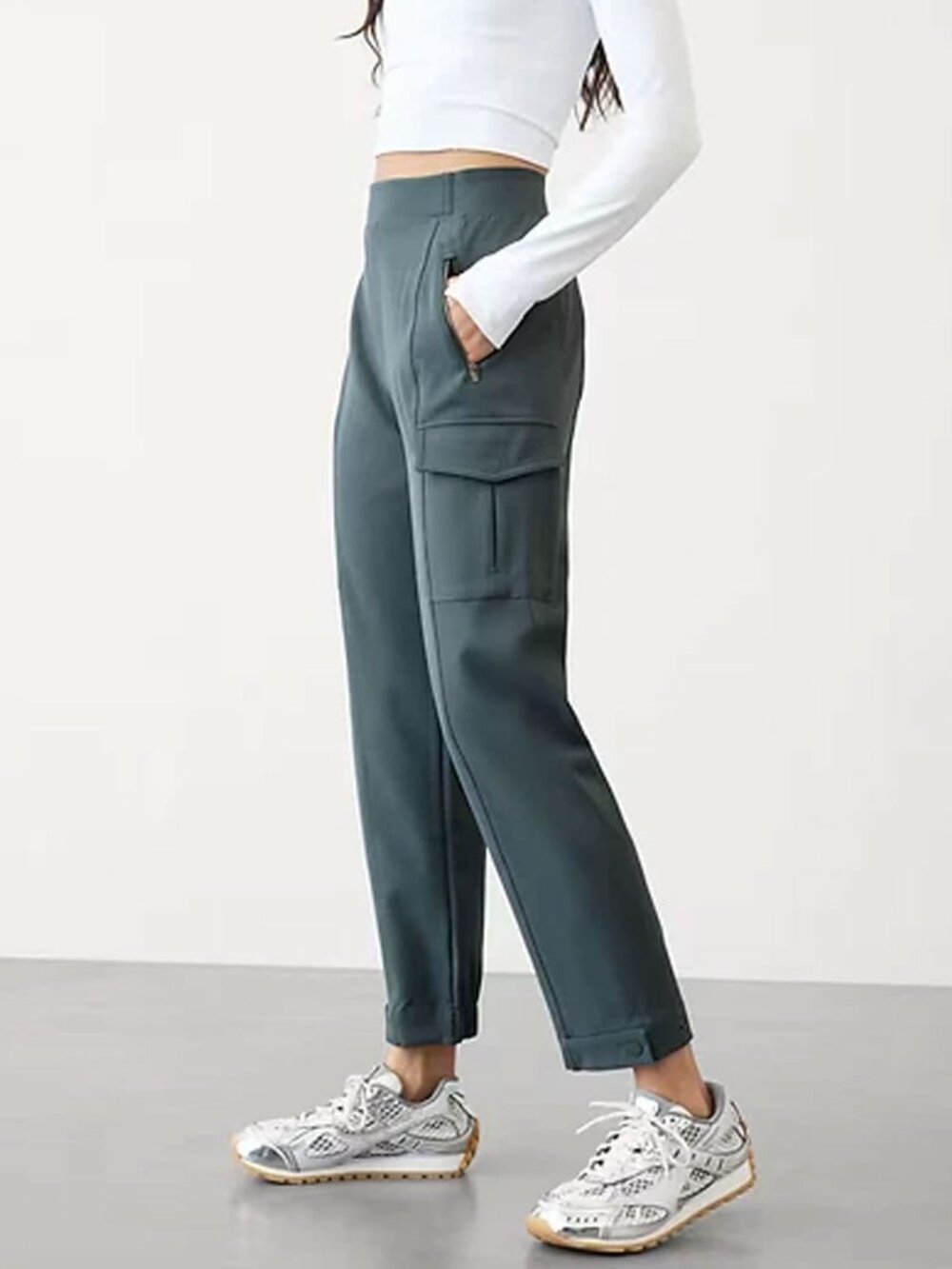 Athleta Endless Cargo High Rise Jogger Pant 8